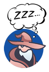 Sleeping wizard